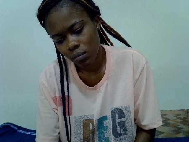 Ebonyrogan — When u touch my hanging tits and pull them..make me horny and when u lick my pussy..make me more wet when u make me happy
