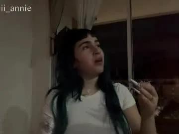 annie_snow_ —  hello, welcome my room guys!!! FAVORITE TIPS /16/66/166/666/999 - Goal is : nacked and oil show #cosplay #fuckmachine #smoke #goth #tattoo
