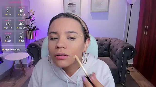 Celestee_rain — spit on my breasts + tighten nipples