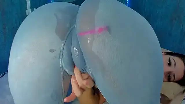 RedAssHottie — squirt +pour milk on body