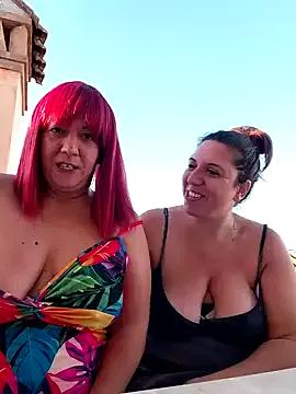 SinfulMarkedQueens — Dildo in pussy in terrazza